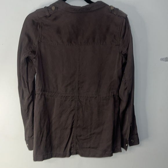 Mint Velvet Womens Grey Soft Utility Jacket Lightweight Size US 8 UK 12 - Picture 4 of 8